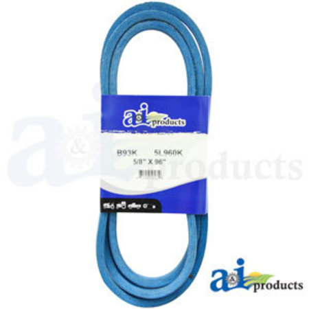 A & I PRODUCTS Aramid Blue V-Belt (5/8" X 96" ) 15" x5" x2" A-B93K